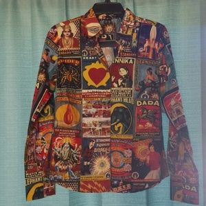 Robert Graham rare vintage look Bollywood top